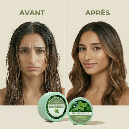 Duo Cheveux Solides à la Menthe – Volume & Légèreté