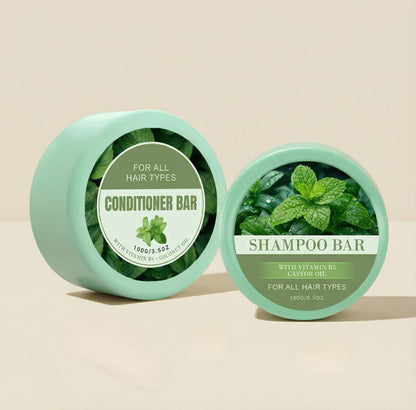 Duo Cheveux Solides à la Menthe – Volume & Légèreté