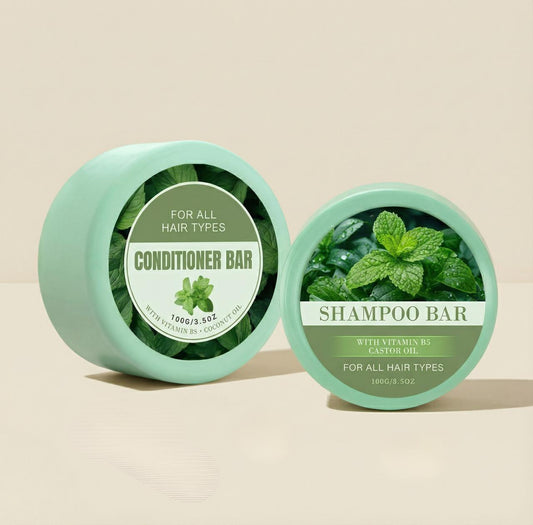 Duo Cheveux Solides à la Menthe – Volume & Légèreté