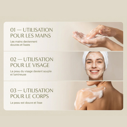 Savon Visage au Riz – Éclat & Douceur