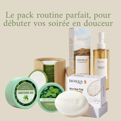 Coffret Infinity Spa – Routine Complète Zéro Plastique (Visage & Cheveux)